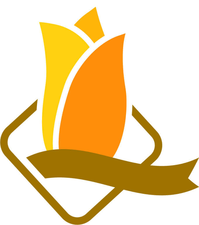 定期的に花を届けてくれるサブスクリプションサービスのロゴシンボル